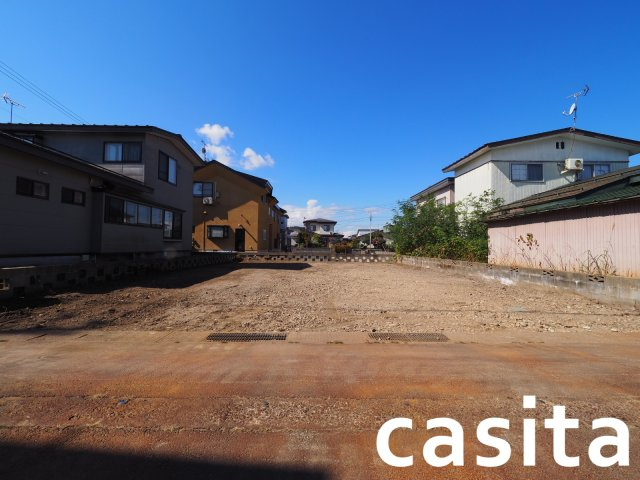 【建築条件なし】大仙市大曲福見町 区画の整った住宅街の64.03坪 東側道路は消雪道路の画像