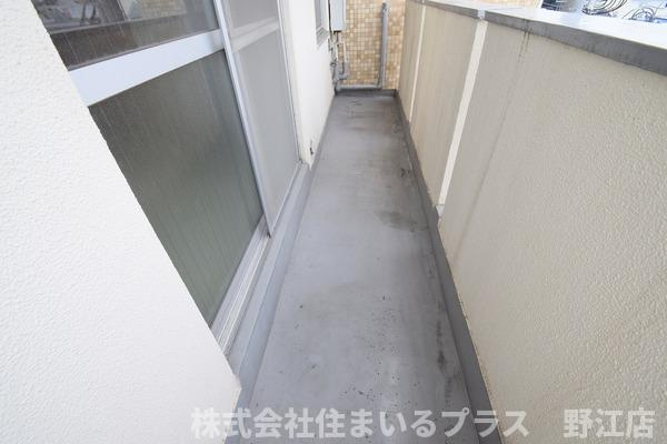 コーポ白樺古市のバルコニー