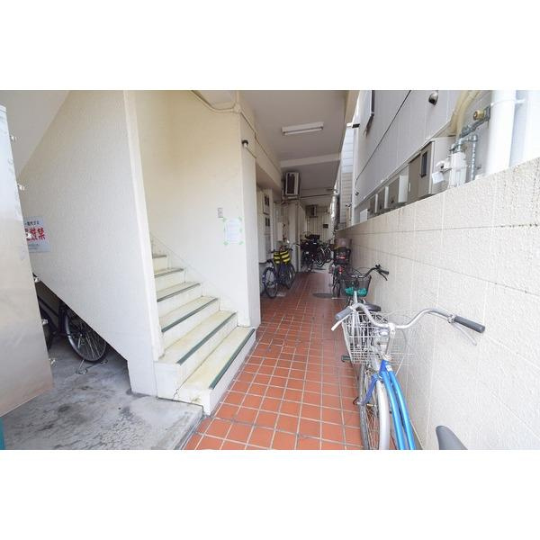 コーポ白樺古市のエントランス