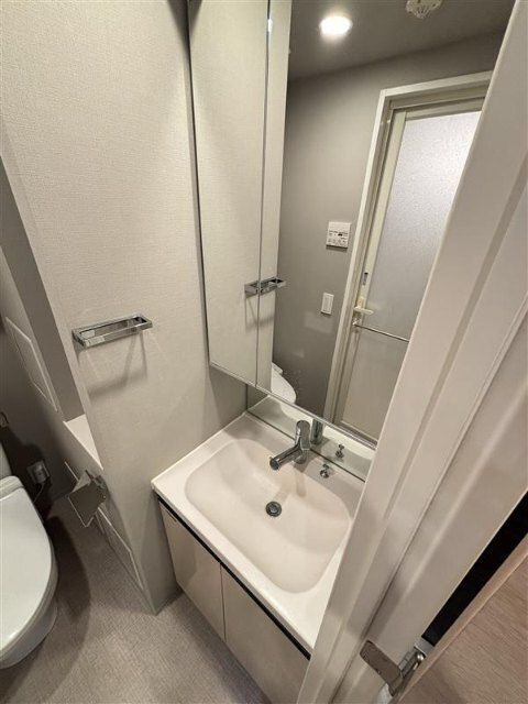 ブラウ戸越銀座テラスの洗面所|コンパクトで使いやすい洗面所