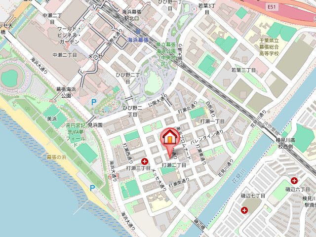 パティオス１７番街の地図