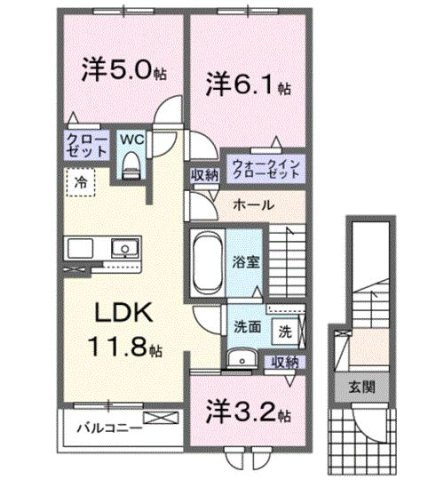 ゾーナ・ヴェルデⅠ番館の間取り