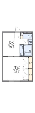 レオパレス拝島町の間取り