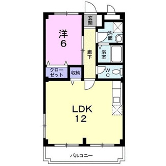【間取り】 | レジデンスＫ | 間取りです。