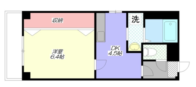 リーフハウスの間取り|間取りです。