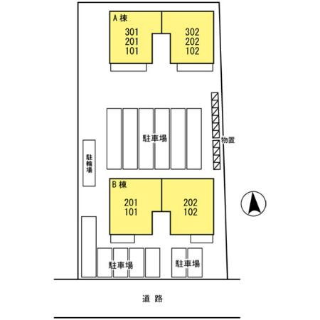 ピースプレイス の区画図