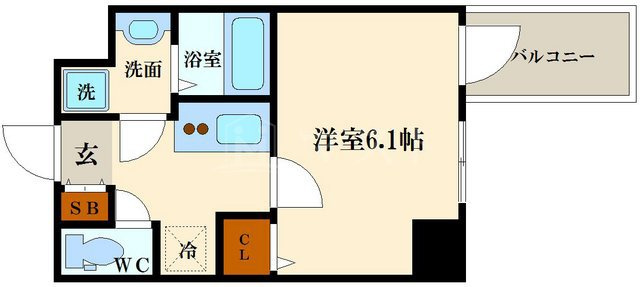 プレサンス上町台クレストの間取り