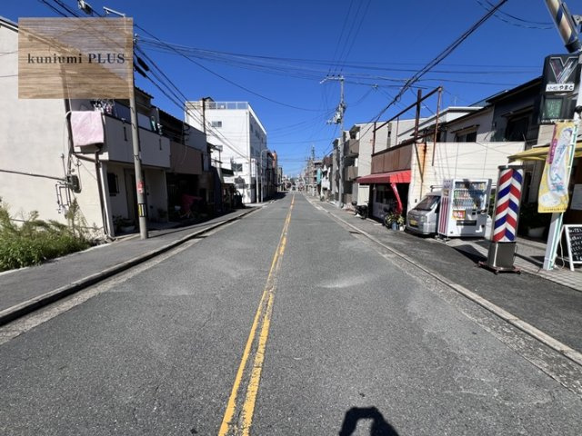 大阪市旭区生江1丁目の前面道路含む現地写真