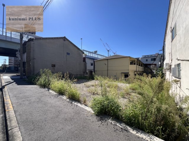 大阪市旭区生江1丁目の前面道路含む現地写真