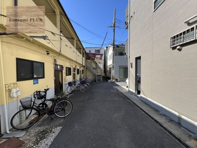 大阪市旭区生江1丁目の前面道路含む現地写真
