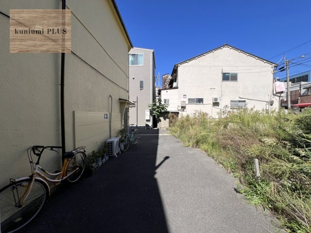 大阪市旭区生江1丁目の前面道路含む現地写真