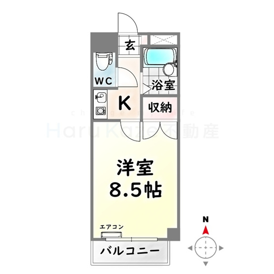 【間取り】 | ハートイン白砂町W棟【名古屋市賃貸・全戸角部屋】