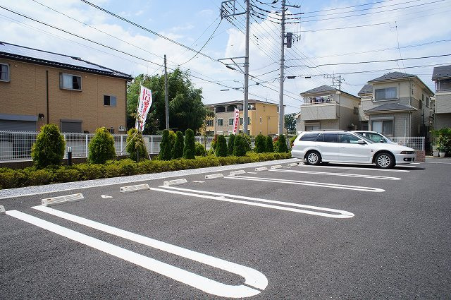 中田ガーデンの駐車場