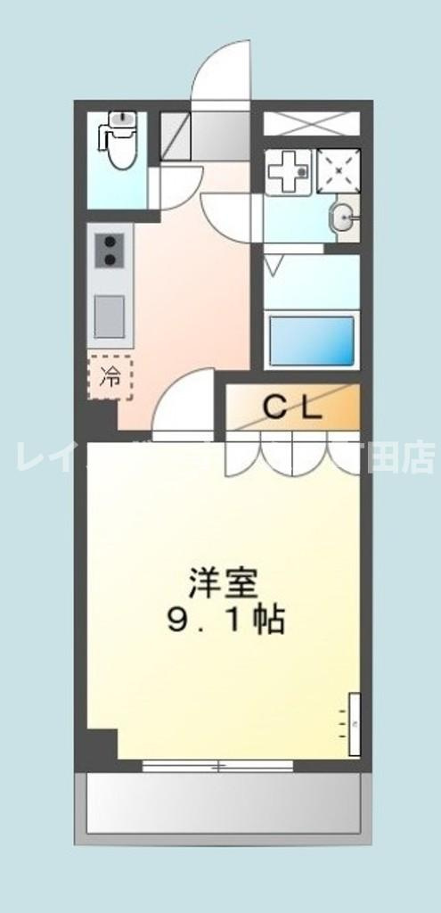 ビオラ※初期費用分割後払いサービス利用可能物件の間取り