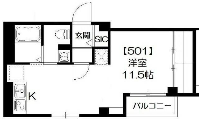 Ｋ館の間取り
