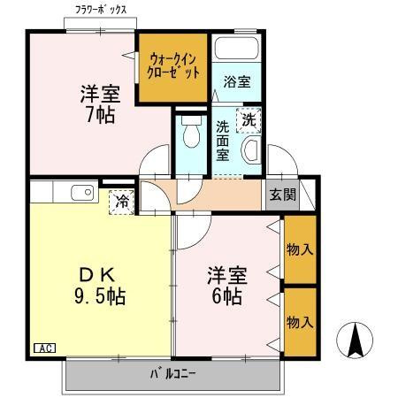 コートラフィーネの間取り