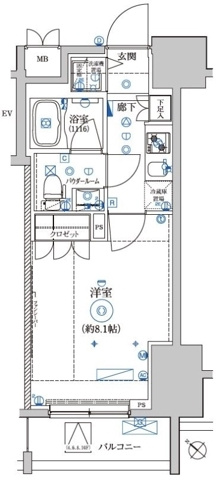 レアライズ押上Ⅱの間取り