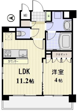 プロスペクト恩賜公園の間取り