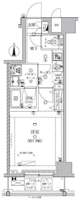 レアライズ巣鴨の間取り