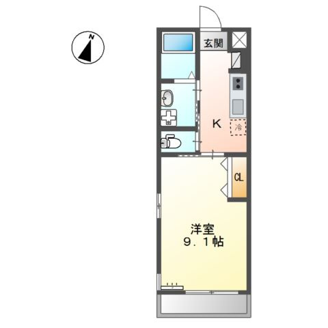 アメティストの間取り