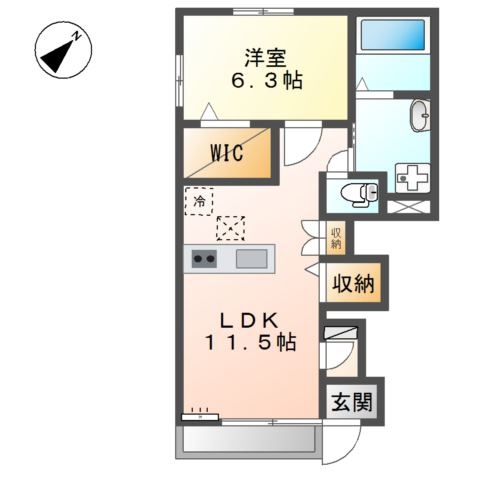 パインフォレスト浜の宮Ⅱの間取り