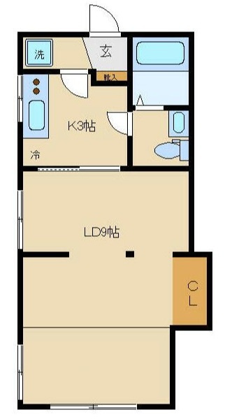 カブラハイツⅠの間取り|間取りです。