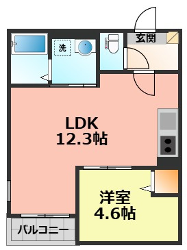 【間取り】 | Jack higashiajimaⅢ