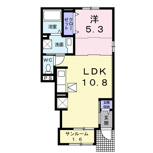 ＤＫ　ＳＥＬＥＣＴ　宝殿　Ⅱの間取り