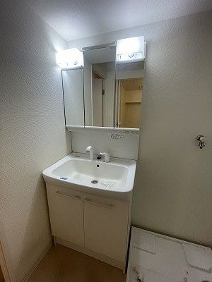 須賀マンションの洗面所