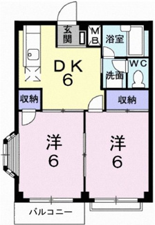 【間取り】 | メゾン新村Ⅱ
