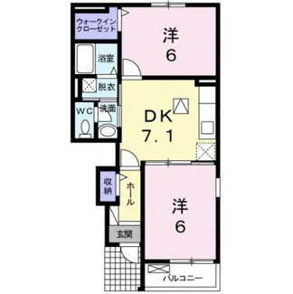 【間取り】 | ラヴィエール富士見Ｂ