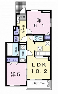 【間取り】 | アルモニー・ヴィラⅡ