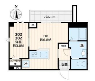 【間取り】 | ディアコート住吉