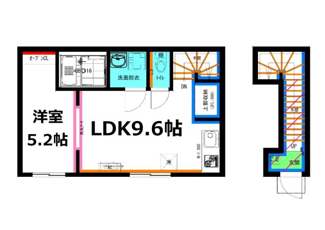 【間取り】 | RadIAnce桜本町【名古屋市賃貸・デザイナーズ】