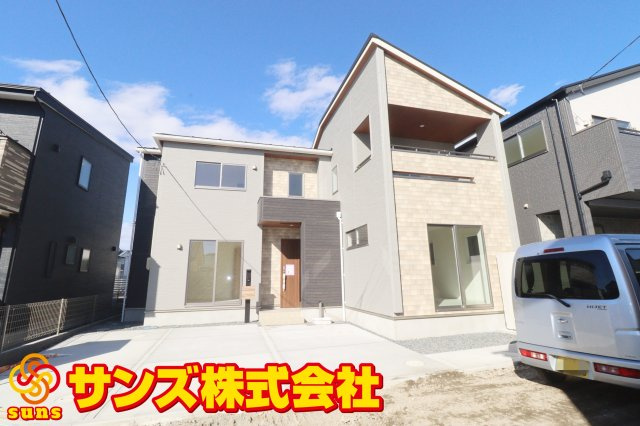 郡山市安積荒井3丁目　　　　１号棟　　　安積第１小学校、安積中学区の外観|南西側から見た外観