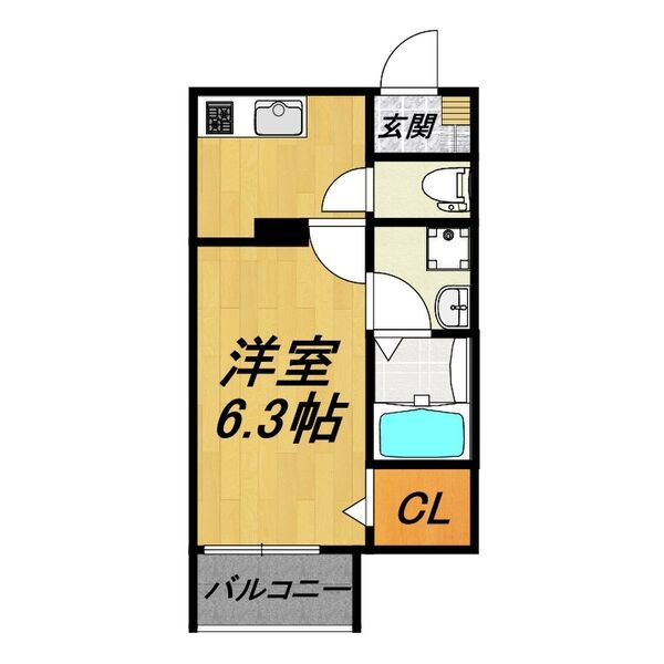LE COCON 豊橋 Ⅲの間取り