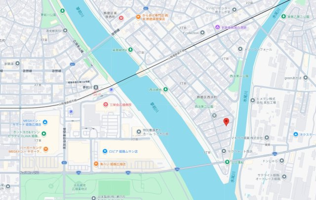 姫路市飾磨区西浜町3丁目　中古戸建の地図