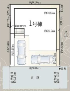 橿原市川西町第３　全１棟の区画図