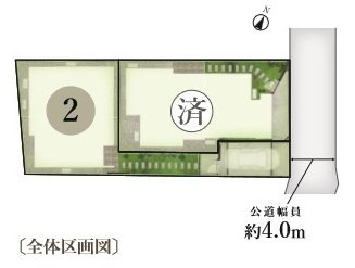 杉並区和泉3丁目 井の頭線 永福町駅 新築戸建の区画図