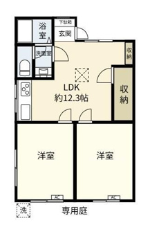 【間取り】 | 梯コーポ | 間取りです。