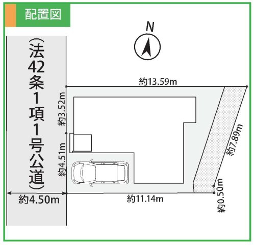 【横浜市保土ケ谷区権太坂1丁目10-20新築戸建て】★仲介手数料無料★（権太坂小学校・境木中学校）の区画図