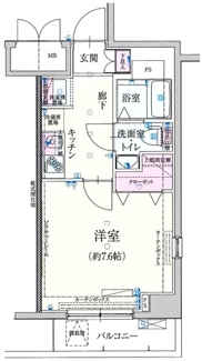 【間取り】 | LEXE AZEST赤羽 | 間取りです。