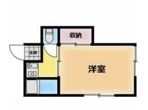 【間取り】 | 南坂コーポ | 間取りです。