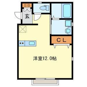 ドエルＦ　B棟の間取り