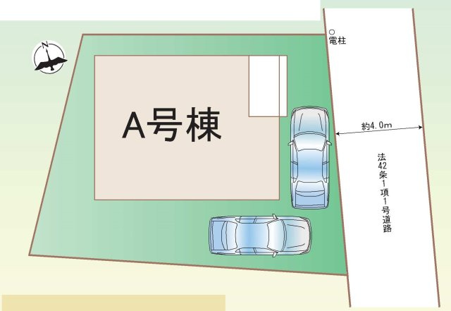 【横浜市保土ケ谷区法泉2丁目28-12新築戸建て】★仲介手数料無料★（初音が丘小学校・橘中学校）の区画図