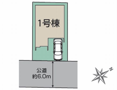 【仲介手数料０円】小田原市寿町1丁目　新築一戸建ての区画図|小田原市寿町1丁目　新築一戸建て