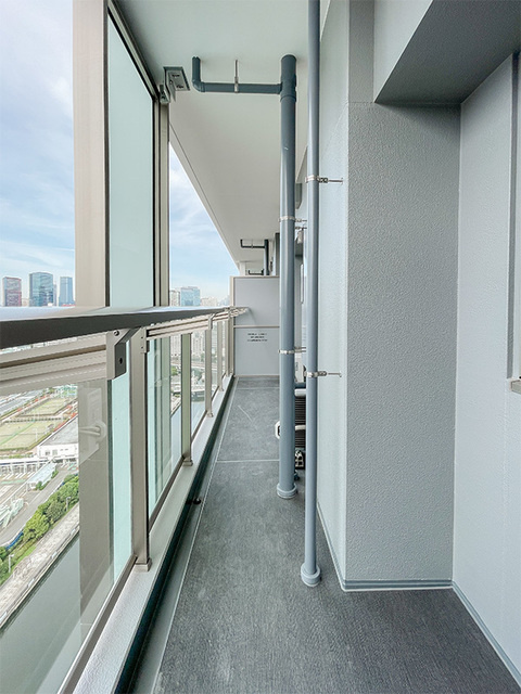 ロイヤルパークス品川のバルコニー|※写真は同タイプ住戸です。