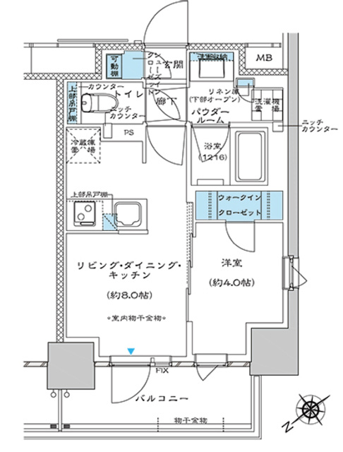 ウィルテラス板橋の間取り