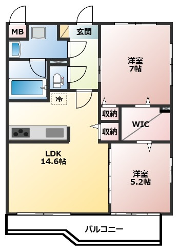 カサ　ニコの間取り