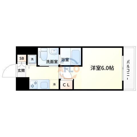 エスリード新大阪ノースの間取り|エスリード新大阪NORTH　間取り